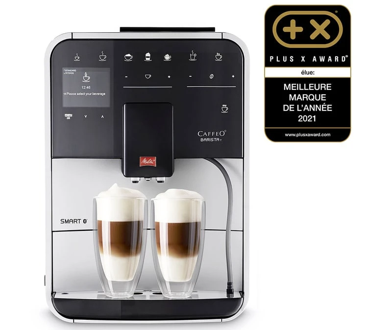 Melitta Barista T Smart Connectée Argent (sans réservoir lait) F831-101 Melitta Barista T Smart Connectée Argent (sans Réservoir Lait) F831-101 -Maxi Coffee Soldes 2 melitta barista t smart f831 101