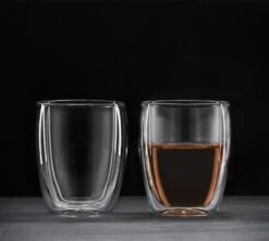 2 Verres Double Paroi 35 Cl Duplex - LES ARTISTES A PARIS -Maxi Coffee Soldes 35cl doublepar