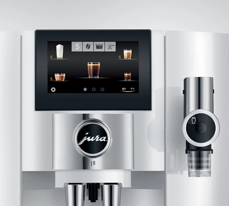 JURA J8 Piano White Garantie 3 ans JURA J8 Piano White Garantie 3 Ans -Maxi Coffee Soldes 3juraj8blanche