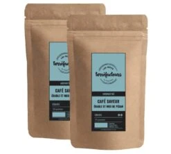 Café En Grains - Saveur Sirop D'Erable Et Noix De Pécan - 250g (2x125g) - Les Petits Torréfacteurs
