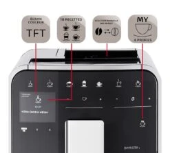Melitta Barista T Smart Connectée Argent/Noir F830-101 -Maxi Coffee Soldes 4 barista t smart f830 101