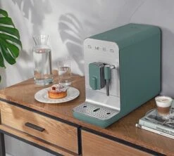SMEG Buse Vapeur BCC02EGMEU - Vert émeraude -Maxi Coffee Soldes 4 machine a cafe smeg bleu buse vapeur