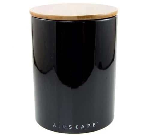 Boîte conservatrice céramique Noire avec vide d'air 500g - Airscape Boîte Conservatrice Céramique Noire Avec Vide D'air 500g - Airscape -Maxi Coffee Soldes airscapenoir1 1