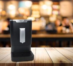 SCOTT Slimissimo Noir -Maxi Coffee Soldes ambiance machine a cafe grain scott slimissimo noire