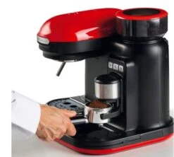 Machine Expresso Avec Broyeur ARIETE Moderna 1318 Rouge -Maxi Coffee Soldes ariete moderna rouge 2