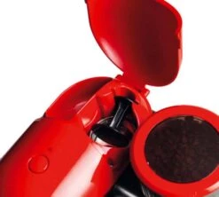 Machine Expresso Avec Broyeur ARIETE Moderna 1318 Rouge -Maxi Coffee Soldes ariete moderna rouge 4