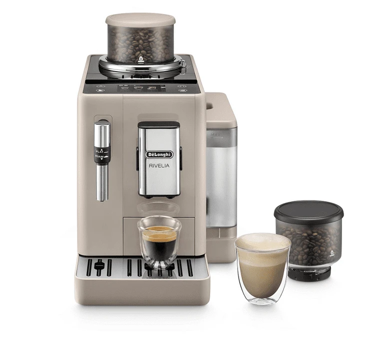 DELONGHI Rivelia FEB 4435.BG Beige Sable - Garantie 5 ans DELONGHI Rivelia FEB 4435.BG Beige Sable - Garantie 5 Ans -Maxi Coffee Soldes beige rivelia 1