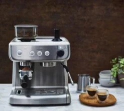 Machine Expresso Avec Broyeur BREVILLE Barista Max VCF126X-01 -Maxi Coffee Soldes breville baristamax 5