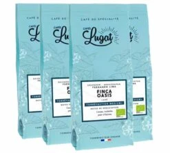 4x250g Café En Grain Bio Finca Oasis - Cafés Lugat