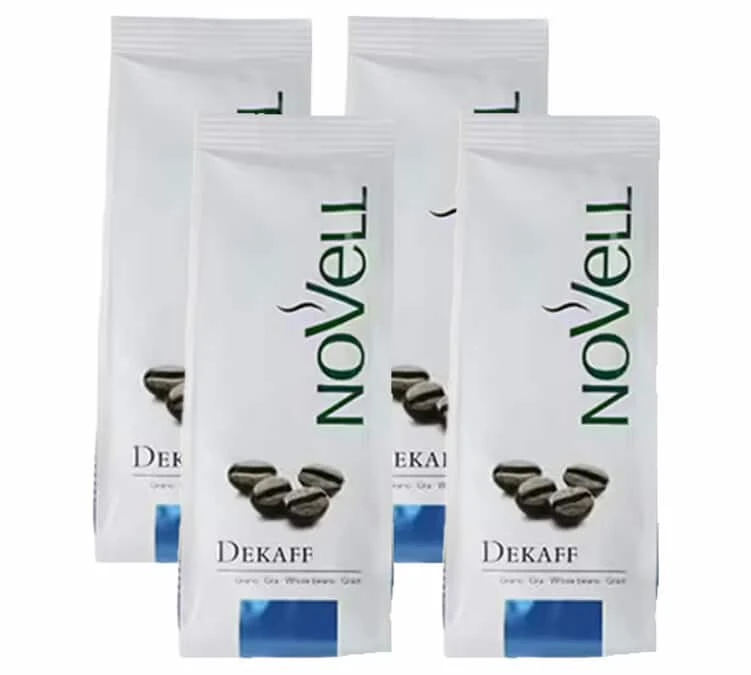 4x250g café en grain Dekaff 100% Arabica - Novell 4x250g Café En Grain Dekaff 100% Arabica - Novell -Maxi Coffee Soldes cafeengraindecafeinenovelldekaff4x250g 1