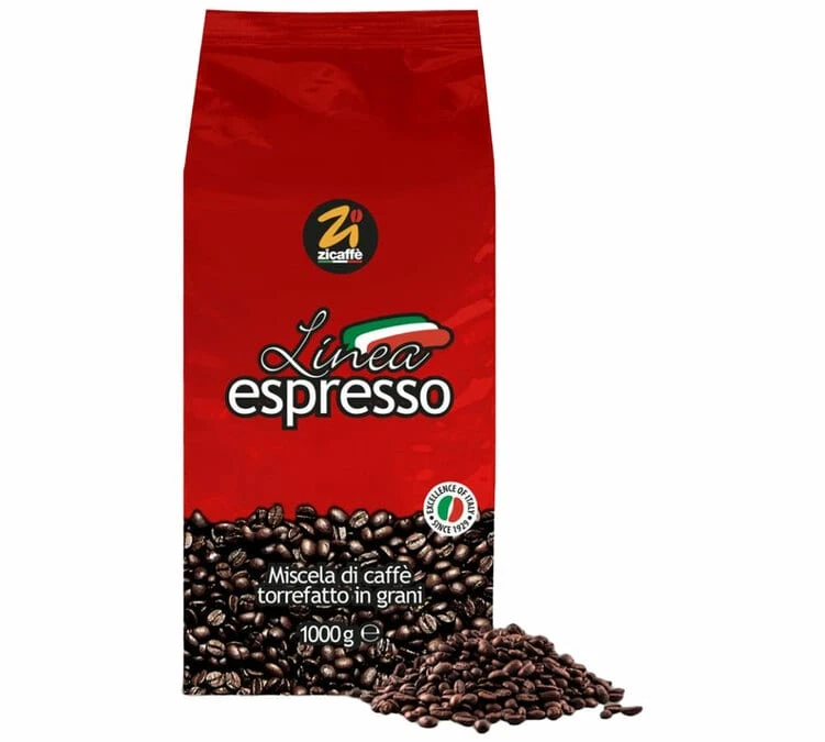 1 kg Café en grain Linea Espresso Zicaffè 1 Kg Café En Grain Linea Espresso Zicaffè -Maxi Coffee Soldes cafeengrainzicaffelineaespressokgface 1