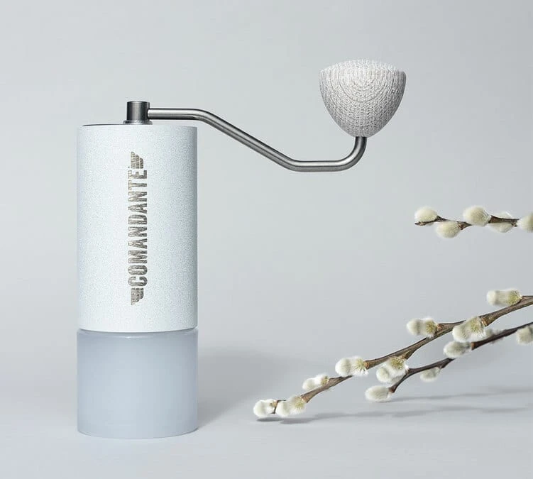 Moulin à café manuel COMANDANTE C40 MK4 Nitro Blade Snow white Moulin à Café Manuel COMANDANTE C40 MK4 Nitro Blade Snow White -Maxi Coffee Soldes comandante snow 4