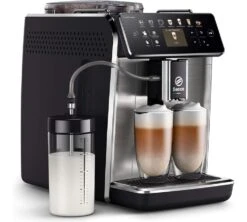 SAECO Gran Aroma SM6585/00 Métal Gris Garantie 3 Ans -Maxi Coffee Soldes cote expresso broyeur saeco gran aroma sm6585