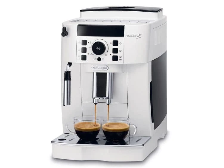 DELONGHI Magnifica S ECAM 21.117W Startpack Garantie 3 ans DELONGHI Magnifica S ECAM 21.117W Startpack Garantie 3 Ans -Maxi Coffee Soldes delonghi magnifica s ecam22117w white2