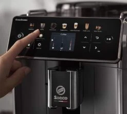 SAECO Gran Aroma SM6585/00 Métal Gris Garantie 3 Ans -Maxi Coffee Soldes ecran expresso broyeur saeco gran aroma sm6585