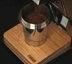 Moulin à Café EUREKA ORO Mignon Single Dose Blanc Et Bois De Chêne Avec Blow Up -Maxi Coffee Soldes eureka single dose details3