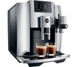 JURA E8 Chrome EB Smart Connect Offert Garantie 3 Ans -Maxi Coffee Soldes expresso broyeur jura e8 chrome lateral