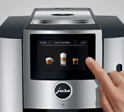 JURA S8 Chrome Smart Connect Inclus Garantie 3 Ans -Maxi Coffee Soldes expresso broyeur s8 chrome ecran