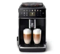 SAECO Gran Aroma SM6580/00 Noir Laqué Garantie 3 Ans -Maxi Coffee Soldes expresso broyeur saeco gran aroma face