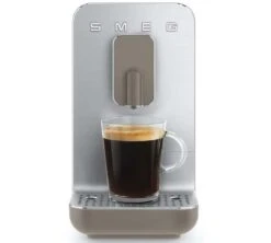 SMEG Taupe BCC01TPMEU -Maxi Coffee Soldes expresso broyeur smeg bcc01tpmeu amerciano