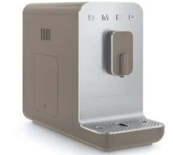 SMEG Taupe BCC01TPMEU -Maxi Coffee Soldes expresso broyeur smeg bcc01tpmeu cafe