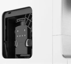 SMEG Blanc BCC01WHMEU -Maxi Coffee Soldes expresso broyeur smeg bcc01whmeu profil