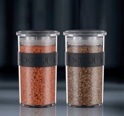 4 Bocaux Noirs - Conservation PC PRESSO - 25 Cl -BODUM -Maxi Coffee Soldes image secondaire boite 3.0