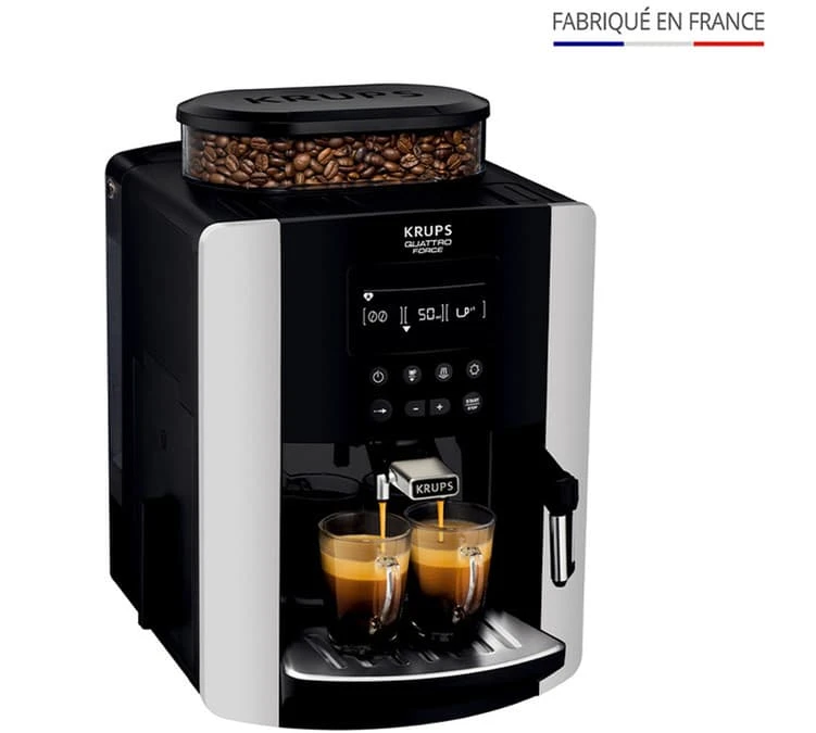 Krups Arabica Noire Argent YY3075FD Krups Arabica Noire Argent YY3075FD -Maxi Coffee Soldes krups yy3075fd