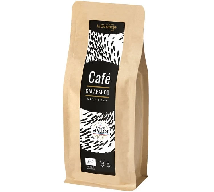 Café en Grain Bio LaGrange Galapagos - Meilleur Ouvrier de France - Galapagos - 200g Café En Grain Bio LaGrange Galapagos - Meilleur Ouvrier De France - Galapagos - 200g -Maxi Coffee Soldes lagrange galapagos 200g grains bio