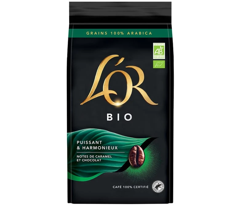 Café en grains L'Or Bio - 400g Café En Grains L'Or Bio - 400g -Maxi Coffee Soldes lor bio 400gr