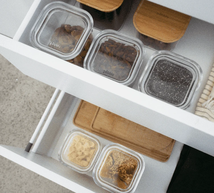 Boîte de conservation carrée en verre 800ml - PEBBLY Boîte De Conservation Carrée En Verre 800ml - PEBBLY -Maxi Coffee Soldes m1 1