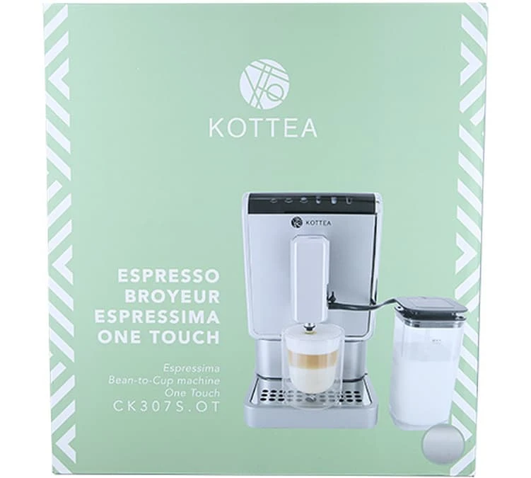 KOTTEA Espressima Silver One Touch CK307S.OT Garantie 3 ans KOTTEA Espressima Silver One Touch CK307S.OT Garantie 3 Ans -Maxi Coffee Soldes machine a cafe kottea one touch 1