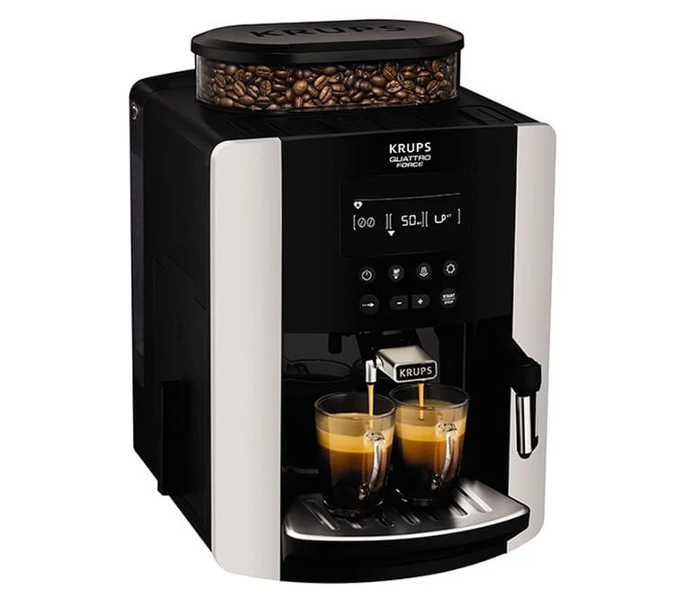 Krups Arabica Noire Argent YY3075FD Krups Arabica Noire Argent YY3075FD -Maxi Coffee Soldes machine a cafe krups yy3075fd