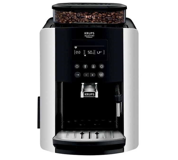 Krups Arabica Noire Argent YY3075FD Krups Arabica Noire Argent YY3075FD -Maxi Coffee Soldes machine a cafe krups yy3075fd design