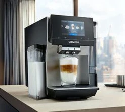 SIEMENS EQ.700 Intégral Noir Inox TQ707R03 Garantie 3 Ans -Maxi Coffee Soldes machine a cafe siemens eq 700 integral design