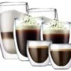 6 Verres Pavina 8cl - 35 Et 45cl - Bodum