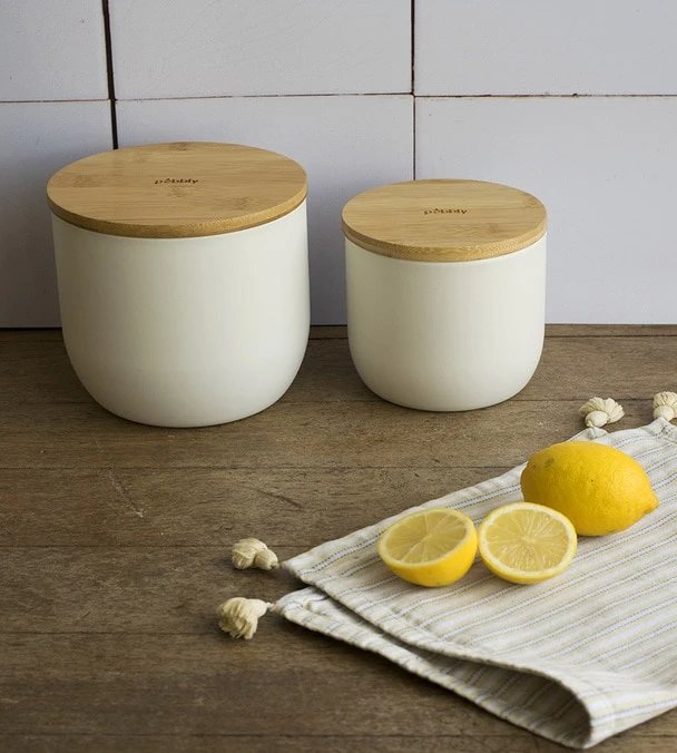 Lot de 3 boîtes à café/thé rondes PEBBLY Lot De 3 Boîtes à Café/thé Rondes PEBBLY -Maxi Coffee Soldes pebbly lifestume