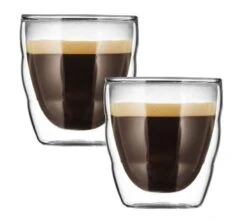 Verres Double Paroi BODUM - Pilatus 8cl, 25cl Et 35cl 2 Verres Double Paroi BODUM - Pilatus 8cl, 25cl Et 35cl -Maxi Coffee Soldes pilatus8cl