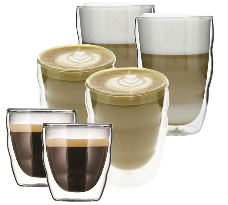 Verres double paroi BODUM - Pilatus 8cl, 25cl et 35cl Verres Double Paroi BODUM - Pilatus 8cl, 25cl Et 35cl -Maxi Coffee Soldes pilatuspanach 8 25 35