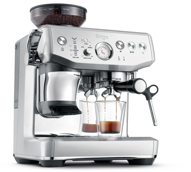 Machine expresso SAGE Barista Express Impress SES876BSS4EEU1 inox Machine Expresso SAGE Barista Express Impress SES876BSS4EEU1 Inox -Maxi Coffee Soldes