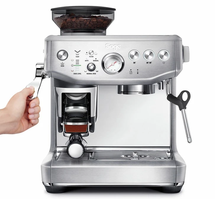 Machine expresso SAGE Barista Express Impress SES876BSS4EEU1 inox Machine Expresso SAGE Barista Express Impress SES876BSS4EEU1 Inox -Maxi Coffee Soldes